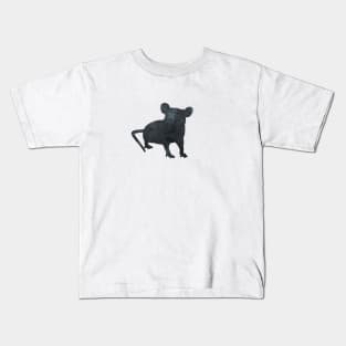Rat Minimalist Silhouette Art Kids T-Shirt